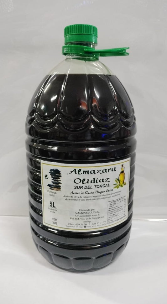 Aceite de oliva VIRGEN EXTRA, extracción en frío. 5L.